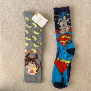 Two pairs of adorable calf/knee high socks